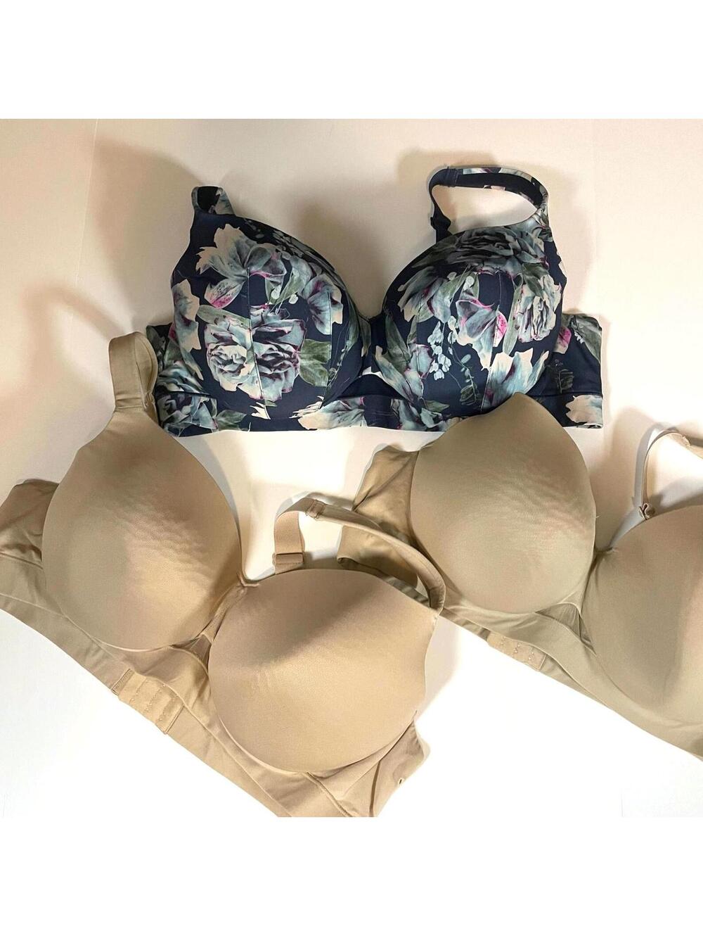 Cacique Lane Bryant Bra Bundle Set of 3 Smooth Boost - Size: 42D